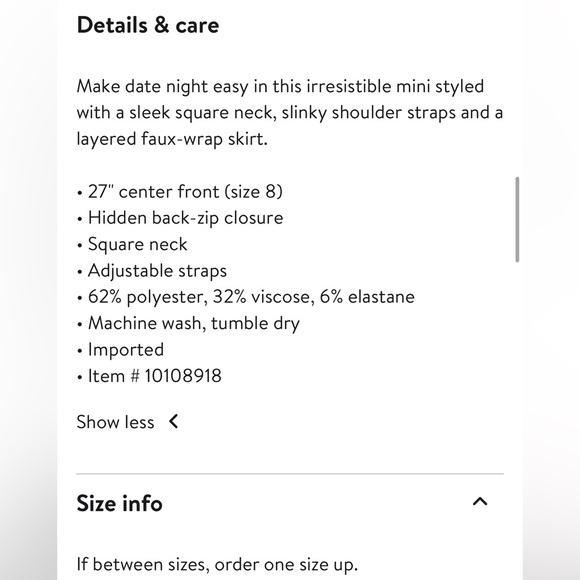 NWT French Connection Whisper Faux Mini Dress - Picture 4 of 9